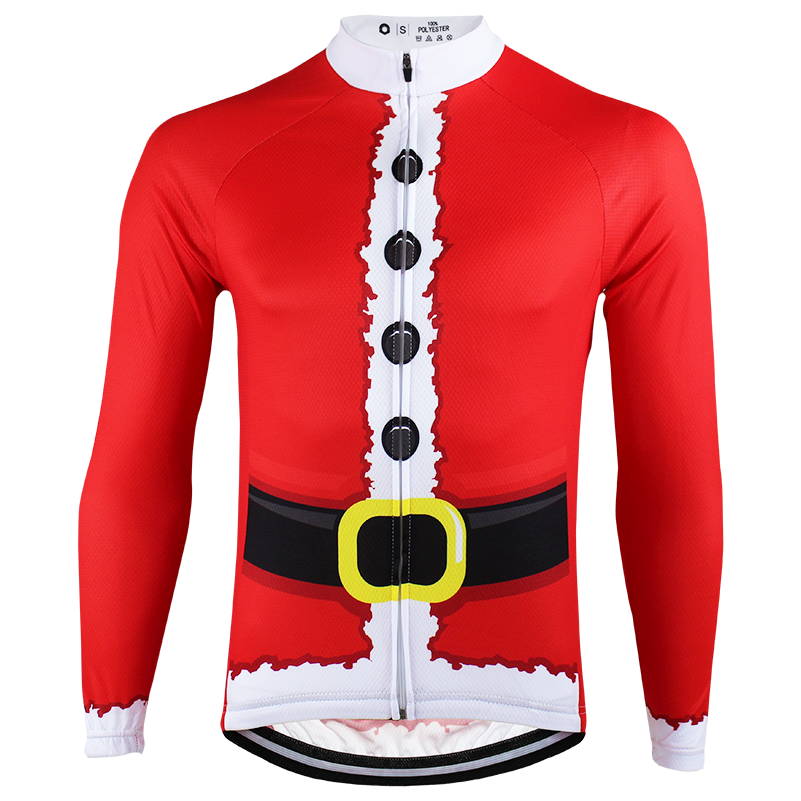christmas cycling jersey